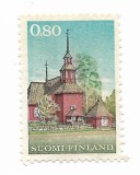 Finlanda - Biserica de lemn din Keuru, 1970 - neobliterat