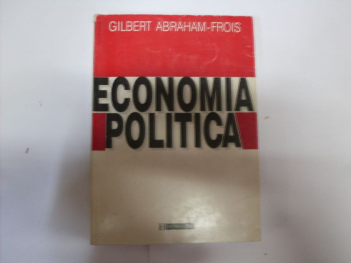 Economia Politica - Gilbert Abraham-frois ,550726