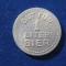 2372-I-J.U.A.P. Bier-Fisa de bere germana, metal 2.5cm.