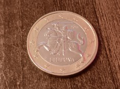 C50 - Moneda foarte veche - 1 euro - Lituania - 2015