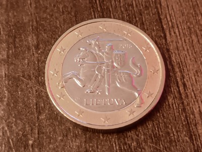 C50 - Moneda foarte veche - 1 euro - Lituania - 2015 foto