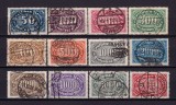 Cumpara ieftin ✅ (S42) Germania Reich 1922 &quot;Cifra in oval&quot; serie completa Michel 246/257, cota 20 &euro; , stampilata