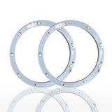 Set 2 leduri auto Angel Eyes LED EVO Formance 12cm culoare alba, EVO Performance