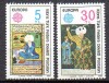 CIPRU - TURC 1980, EUROPA CEPT, serie neuzata, MNH, Nestampilat
