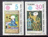 CIPRU - TURC 1980, EUROPA CEPT, serie neuzata, MNH, Nestampilat