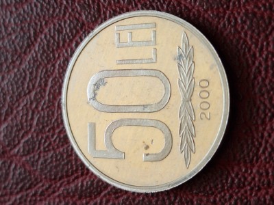 Proba 50 lei 2000 Romania foto