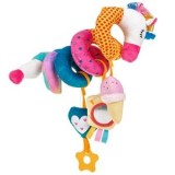Jucarie Spiralată Unicorn pentru Patut cu Forme Suspendate și Oglindă, CMCLASS