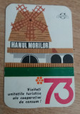 M3 C31 46 - 1973 - Calendare de buzunar - reclama Hanul morarilor