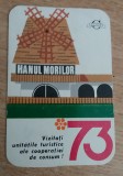 C9 46 - 1973 - Calendare de buzunar - reclama Hanul morarilor