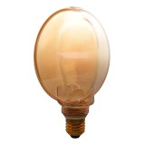Bec LED Hepol decorativ G130 Amber E27 4W 170lm lumina calda 1800K, dimabil