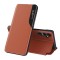 Husa tip carte pentru samsung galaxy a16 4g / a16 5g - stand view - piele eco, orange