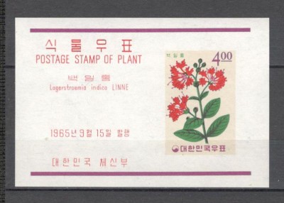 Coreea de Sud.1965 Plante-Bl. MC.607 foto