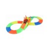 Masina si pista de curse, Lumineaza in intuneric, Lungime 153cm, ATU-084461, Plastic, Oem