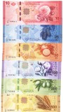 Siria Syria Set 10,25,50,100,200,500 Pounds 2025 P-119,120,121,122,123 UNC
