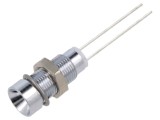 Lampă de control LED concav albastru 4,5VDC