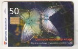 bnk card Cartele telefonice - Lithuania - fauna - insecte - fluturi