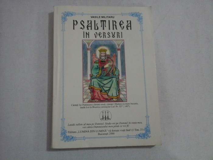 PSALTIREA IN VERSURI - VASILE MILITARU