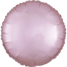 Balon folie rotund 45 cm Satin Luxe Pastel Pink, Radar 39907 foto
