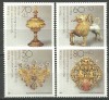 Berlin 1988 - Obiecte din aur si argint, argintărie, meșteșuguri, aurari, serie neuzata