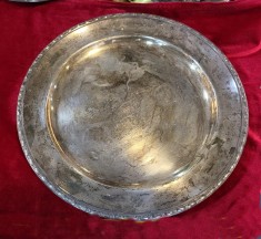 Tavă servire alpaca argintata