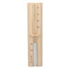 Clepsidra Sauna Navaris, 29.5x7.5x4 cm, Lemn Pin, Rezistenta Caldura, 47800.02