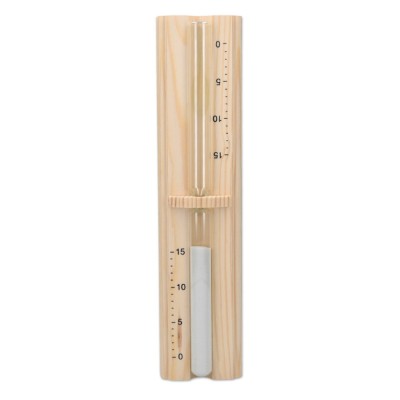 Clepsidra Sauna Navaris, 29.5x7.5x4 cm, Lemn Pin, Rezistenta Caldura, 47800.02 foto