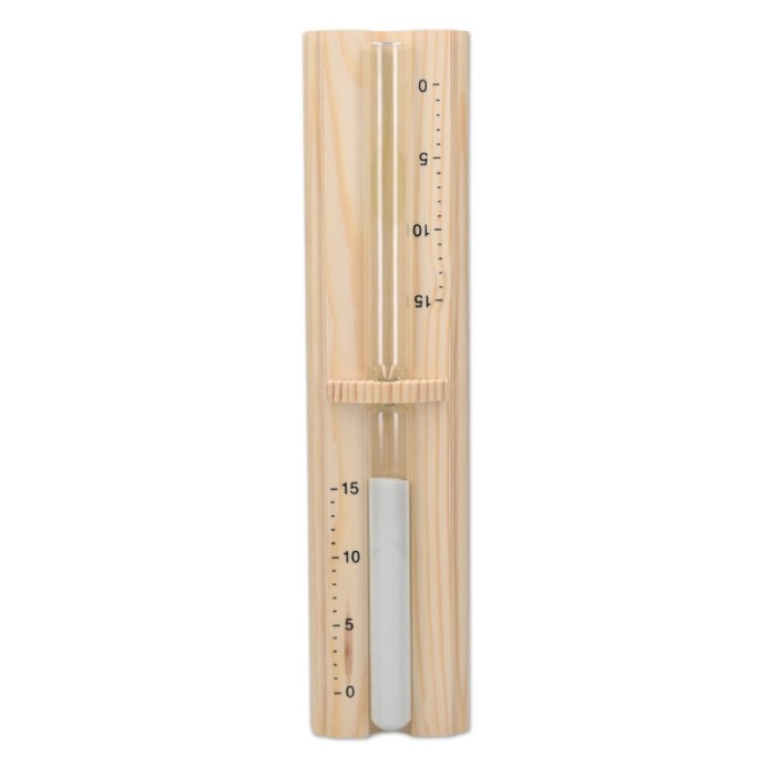 Clepsidra Sauna Navaris, 29.5x7.5x4 cm, Lemn Pin, Rezistenta Caldura, 47800.02
