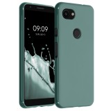 Husa pentru Google Pixel 3a, Silicon, Verde, 47590.171, Carcasa, Kwmobile