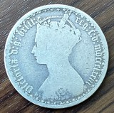 Moneda Regatul Unit - 1 Florin 1873 - Argint, Europa