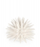 Decoratiune Abyss Sea Urchin, Bizzotto, &Oslash; 15 x 13 cm, portelan, alb