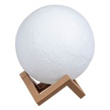 Veioză Moonlight, Model Suport Plastic, Diametru 12cm, Lumini Reglabile