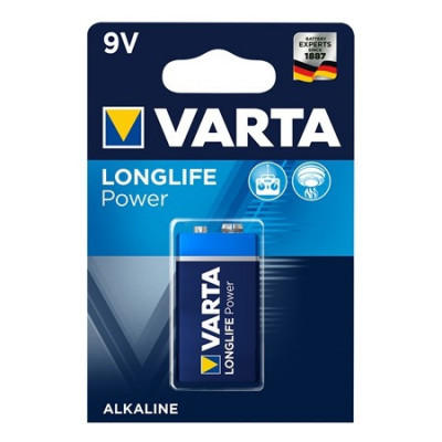 BATERIE ALCALINA 9V BLISTER 1BUC VARTA LONG - BAT0245 foto