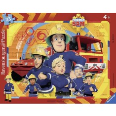 Puzzle Tip Rama Pompierul Sam, 33 Piese