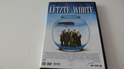 Ultimele cuvinte, dvd foto