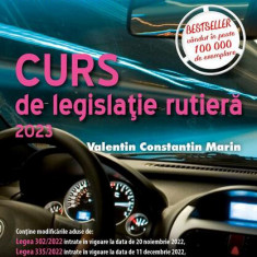 Curs de legislaţie rutieră 2023. Întrebări şi teste - Paperback brosat - Valentin Constantin Marin - Corint