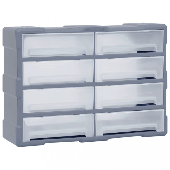 vidaXL Organizator cu 8 sertare mari, 52x16x37 cm 149600