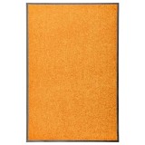 Cumpara ieftin Covoras de usa lavabil, portocaliu, 60 x 90 cm