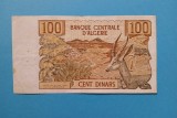 ALGERIA,100 dinar,bancnota de hartie, circulat