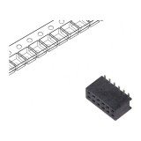 Soclu pini Minitek127 mamă 12 pini 1,27mm vertical
