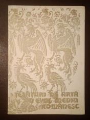 Anca Lăzărescu - Țesături de artă &icirc;n Evul Mediu rom&acirc;nesc (catalog expoziție; 1986)