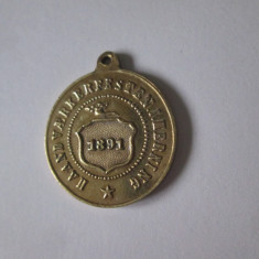 Rara! Danemarca medalia Festivalul Mestesugarilor din orasul Herning 1891