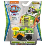 Patrula Catelusilor Masinuta Metalica Rocky Jungle Rescue, Spin Master
