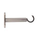Set Consolă Galerie Simplă Deschisă Ext Fi20/9 Cm &ndash; Argintiu Mat Compoziție Fier Forjat