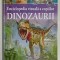 ENCILOPEDIA VIZUALA A COPIILOR , DINOZAURII de CLARE HIBBERT , 2017 , PREZINTA DESENE CU CREIONUL PE COPERTELE INTERIOARE