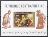 Centrafricana 1981 - A 375-a aniversare a nașterii lui Rembrandt, Colita de LUX NDT + 4 Colite DE LUX NDT, F. RARE, 4 POZE, MNH
