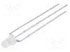Dioda LED, 3mm, ro&amp;#351;ie/verde, {{Luminozitate}}, 20mA, 1,6...2,4/2,6...3,4V, LUCKYLIGHT - 309VPGC2E-A-3C-G51B