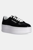 Karl Lagerfeld sneakers din piele KOBO III culoarea negru, KL65025
