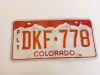 Colorado Inmatriculare USA original, decor de perete