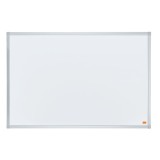 Tabla NOBO Essentials, otel lacuit, 90x60 cm, magnetica, include tavita, alb