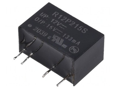 Convertor DC/DC 2W 15V 133mA foto
